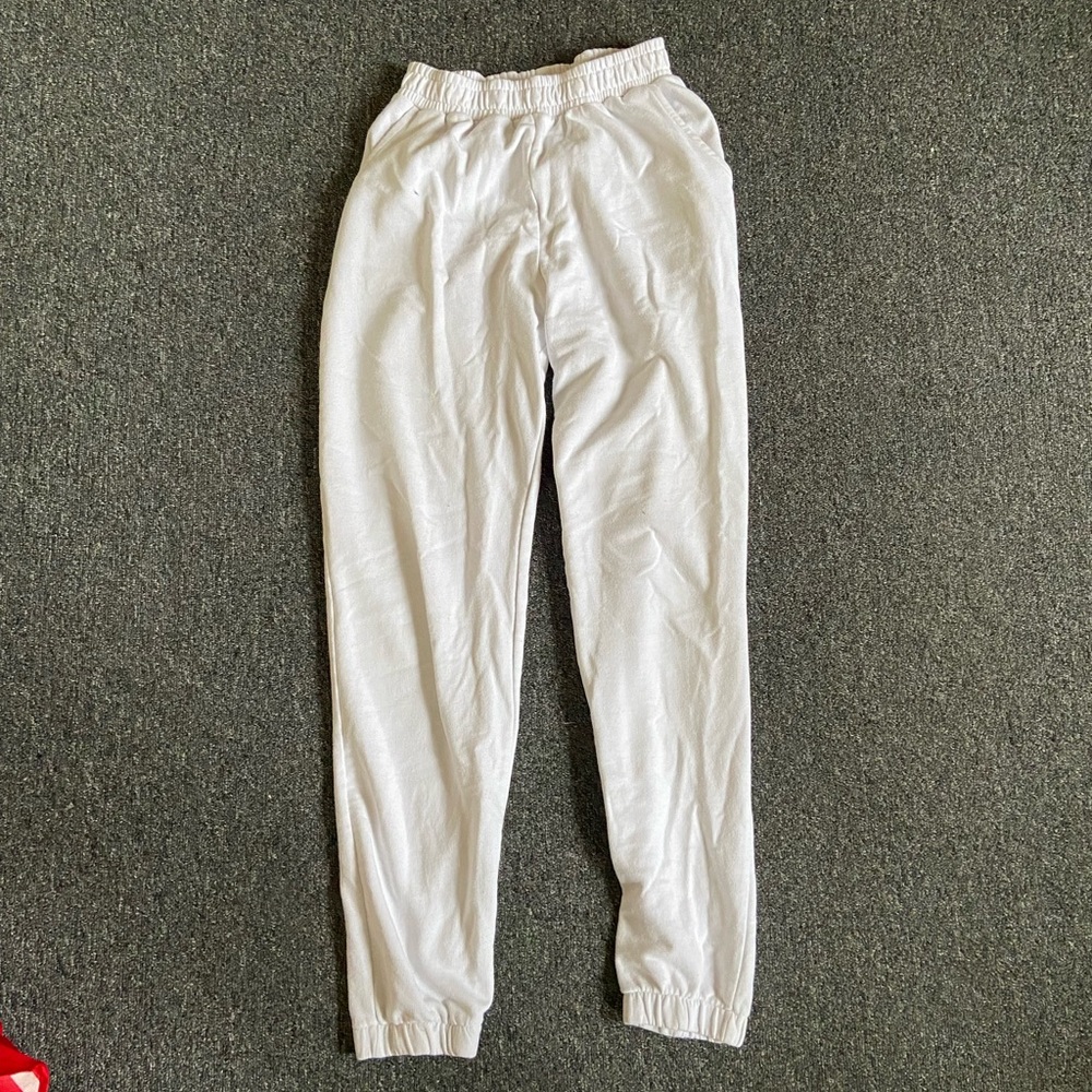 Nasty Gal White Sweatpants